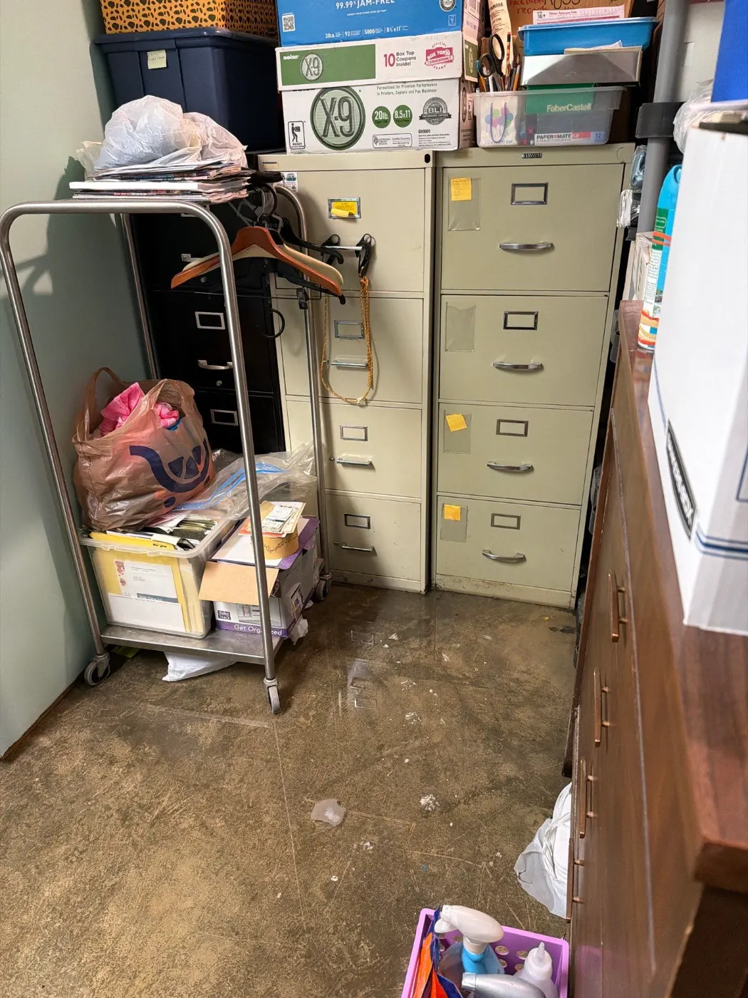 Large-scale water extraction in Glendale business space